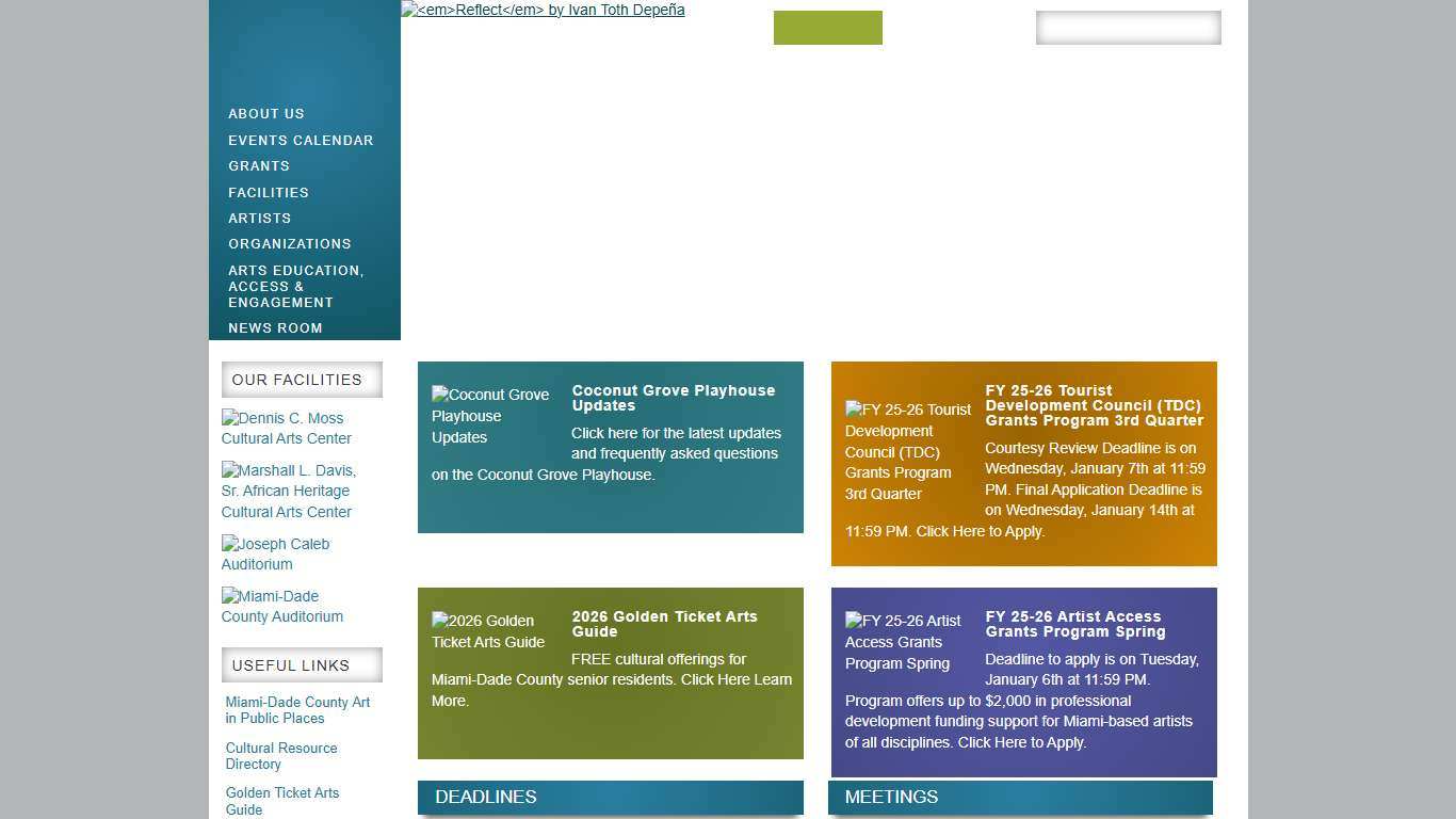 Home | Miami-Dade County Department of Cultural Affairs